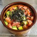 ebipeco's cooksnap of when they made アボカドとトマトとツナのパスタ.