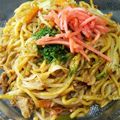 重次郎's cooksnap of when they made 子供が作るかにかま焼きそば.