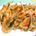 ☆クッキングパンダ☆'s cooksnap of when they made みょうがと夏野菜のかき揚げ.