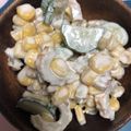 p♡angel's cooksnap of when they made 超簡単　きゅうりコーンちくわのサラダ.