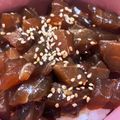 SD88's cooksnap of when they made ゴマ油香る♡漬けマグロ丼.