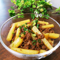 mami＊s's cooksnap of when they made ひき肉とジャガイモの炒め物♪.