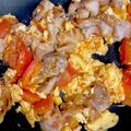 mipunya's cooksnap of when they made 鶏モモ肉と卵&トマトのうま塩炒め♪.