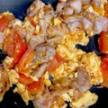 mipunya's cooksnap of when they made 鶏モモ肉と卵&トマトのうま塩炒め♪.