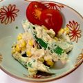 はらぺこ1's cooksnap of when they made 楽うまっ♪̆オクラとコーンの無限ツナマヨ.