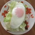 クック1FX93J☆'s cooksnap of when they made 厚切りハムにのっけトースト.