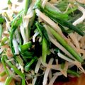 にゃんにょ's cooksnap of when they made ラーメン屋さんのにらもやしのにんにく醤油.