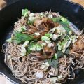 ぜんだいママ's cooksnap of when they made ✿スキレットで瓦そば.