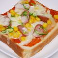 なななな♡MaMa's cooksnap of when they made ピザ風トースト.