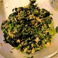 サロちゃん's cooksnap of when they made 冷凍ほうれん草とツナで簡単ごま和え.