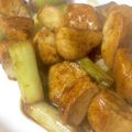 ☆あおはるママ☆'s cooksnap of when they made 鶏肉と長ネギのガリバタ醤油♪.