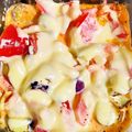 ゆゆ02's cooksnap of when they made ナスとトマトのバジルマヨチーズ焼き.