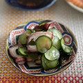 ちゃぴ♥'s cooksnap of when they made 簡単一品♡タコとキュウリとワカメの酢の物.