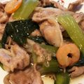 ☆yukidaru's cooksnap of when they made 簡単　チンゲン菜と豚肉の炒め物.