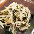 chie．co's cooksnap of when they made 低糖質＊もやしのめかぶ和え.