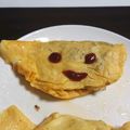 わさびまにあ's cooksnap of when they made オムレツ☆簡単☆ひき肉と玉ねぎ入り.