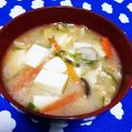 みれいく's cooksnap of when they made 具がいっぱいのお味噌汁☆.
