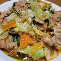 yucally's cooksnap of when they made 豚とキャベツのブルコギ돼지양배추불고기。.