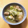 水玉ぱじゃま's cooksnap of when they made めっちゃ速い！時短♥レタスの卵スープ.