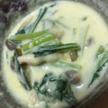 まぷまぷママ's cooksnap of when they made 和風✿小松菜とキノコのミルクスープ.