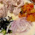 um♪'s cooksnap of when they made 糖質ゼロ麺で豆乳ラーメン＆常備菜の整理.