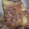 くなぎさとも's cooksnap of when they made 簡単♡カリカリ茄子天ぷらのミンチあんかけ.