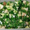 ☆☆☆めぐたん☆☆☆'s cooksnap of when they made 胡瓜とモロヘイヤの塩胡麻豆腐.