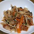 和☆2049's cooksnap of when they made 簡単！たっぷりもやしと豚ニラの中華炒め☆.