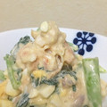 ＡＨＯ's cooksnap of when they made ほうれん草とエビの卵ツナマヨサラダ.