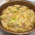 ゆいころままこ's cooksnap of when they made ＊カニカマとキャベツと卵の癒し♡味噌汁＊.