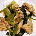 あ～ちゃんさ～ちゃん's cooksnap of when they made 豚肉と小松菜の豆板醤炒め♪.