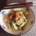ハント☆'s cooksnap of when they made オクラと鶏肉のごま味噌和え.