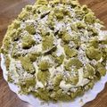 カクレポロジリ's cooksnap of when they made ほわんほわん☆お抹茶ケーキ～フワフワきめ細かいスポンジケーキのポイントも～.