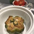 nopimoco's cooksnap of when they made 赤ピーマンの肉詰め☆お弁当☆.