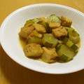 もんしゅしゅ's cooksnap of when they made 厚揚げとズッキーニのにんにく味噌マヨ炒め.