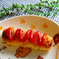 haruku221's cooksnap of when they made 食パンで超簡単チーズドック✨.