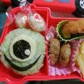 えりちゃお's cooksnap of when they made キャラ弁♡モンスターズインク〜マイク.