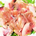 パンプキンマニア's cooksnap of when they made 生ハムと桃、チーズのルッコラサラダ.
