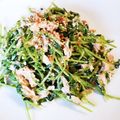 ♡こもれび♡'s cooksnap of when they made 【 ツナと豆苗の梅マヨサラダ 〗.
