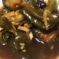 ざらざら's cooksnap of when they made さば缶deなすとピーマンの煮物.