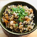 azbjbn's cooksnap of when they made ひじきの炊き込みご飯.