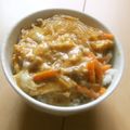 きらり流れ星's cooksnap of when they made 牛肉と春雨の卵とじ炒め.