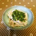 龍青空ママ's cooksnap of when they made 茹で豚バラの刻み生にら醤油かけ〜☺︎.