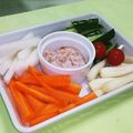 みかかめ's cooksnap of when they made 梅おかかマヨのディップ☆野菜スティックに.