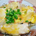 ハロゲン's cooksnap of when they made 新たまねぎと、厚揚げの卵とじ.