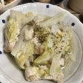 ☆こぴまろ☆'s cooksnap of when they made フライパンde✿白菜と鶏の簡単酒蒸し✿.