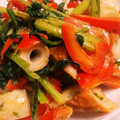 Y☆FAMILY's cooksnap of when they made ちくわとパプリカのオイマヨ炒め。.