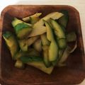 チェリチョコ's cooksnap of when they made きゅうりとちくわのラー油炒め.