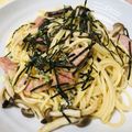 hiro_aya's cooksnap of when they made きのこ尽くしの香りパスタ.