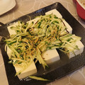心と空's cooksnap of when they made １分で旨い！きゅうりやっこ.
